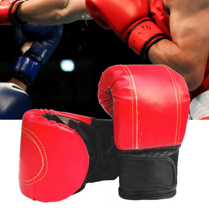 1 Pair High-Quality Boxing Gloves High Resilience Fine Workmanship Thickened Punching Bag Boxing Gloves