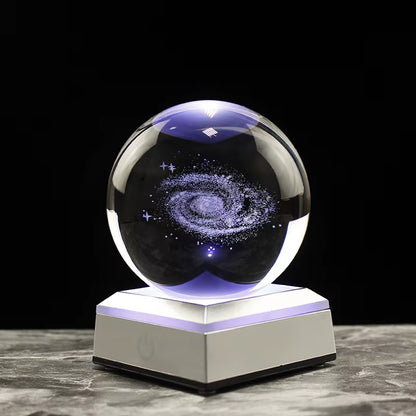 Astronomy 3D Solar System Ball Crystal Globe Planets Model Sphere Home Decoration Accessories