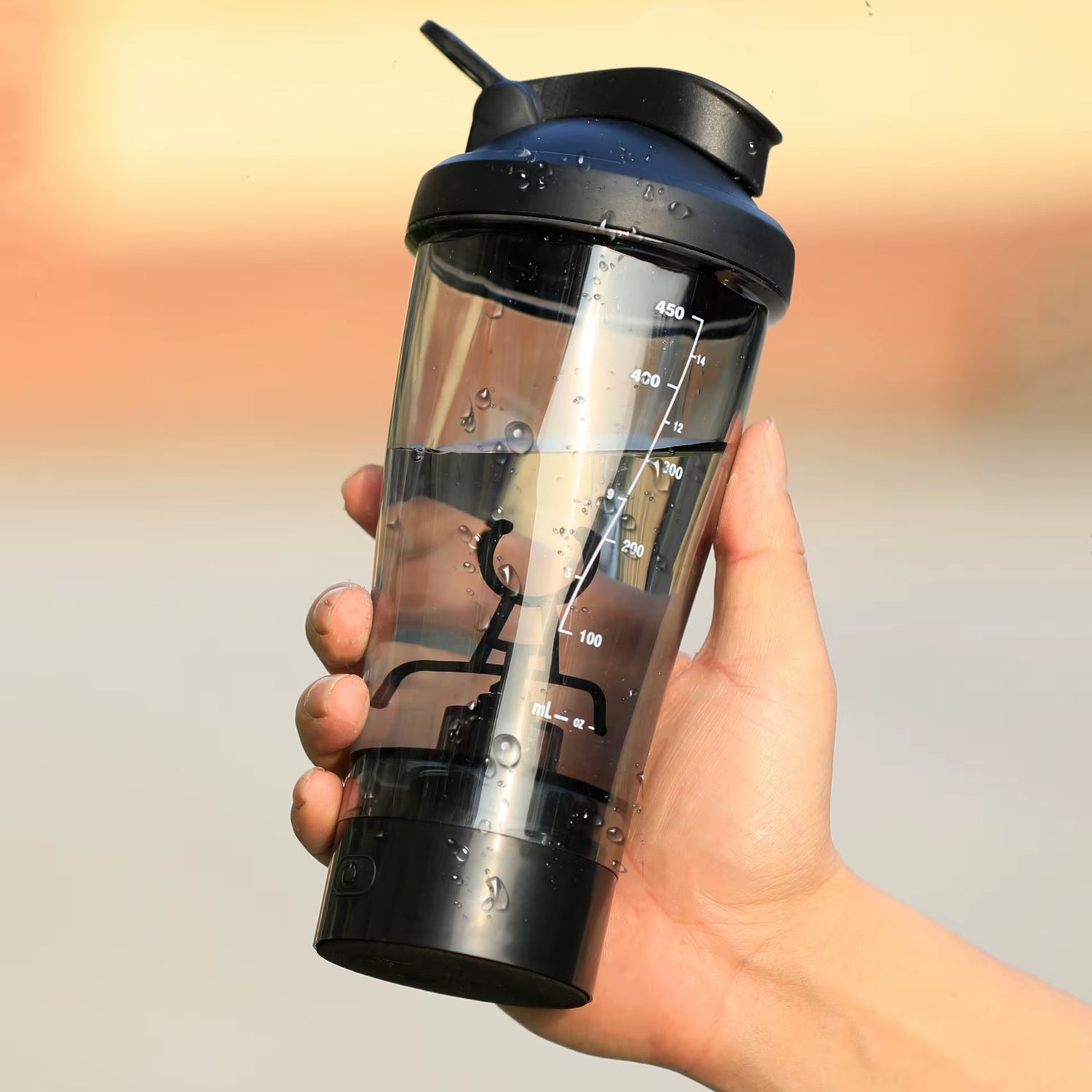 USB Rechargeable Electric Mixing Cup Portable Protein Powder Shaker Bottle Mixer Shaker Bottle Protein Shaker Protein Cup Shaker