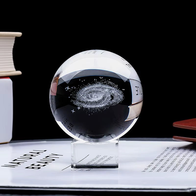 Astronomy 3D Solar System Ball Crystal Globe Planets Model Sphere Home Decoration Accessories