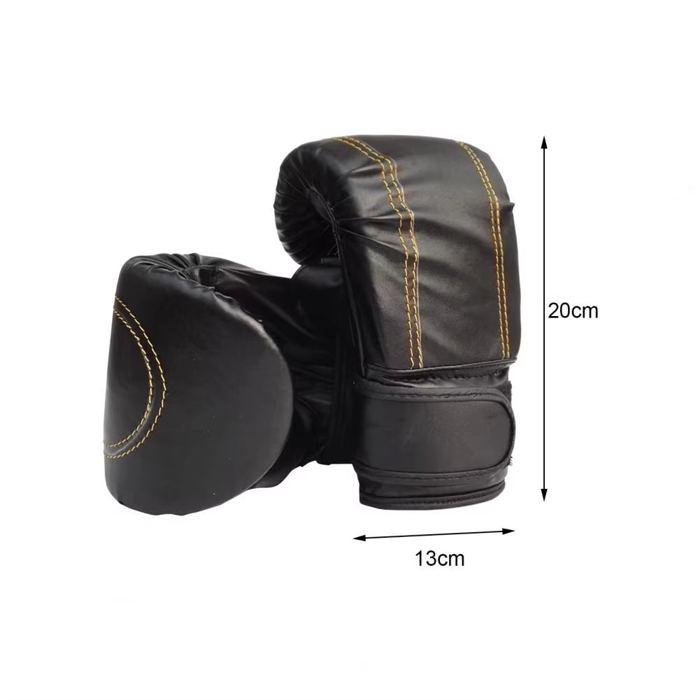 1 Pair High-Quality Boxing Gloves High Resilience Fine Workmanship Thickened Punching Bag Boxing Gloves